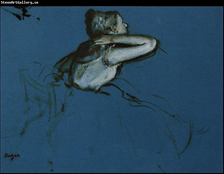 Edgar Degas Seated Dancer